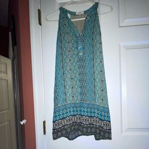 Meraki Blue Maxi Skirt Resort Wear